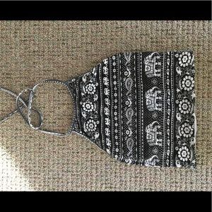 Urban outfitters halter crop top